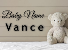 Baby Name Vance