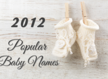 Popular Baby Names 2012