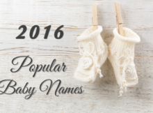 Popular Baby Names 2016