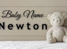 Baby Name Newton