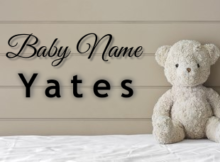 Baby Name Yates