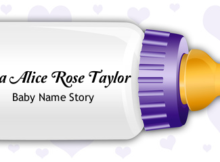 Mia Alice Rose Taylor name story